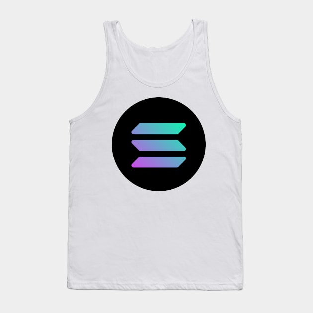 Solana SOL (Cryptocurrency) Tank Top by Ziggy's